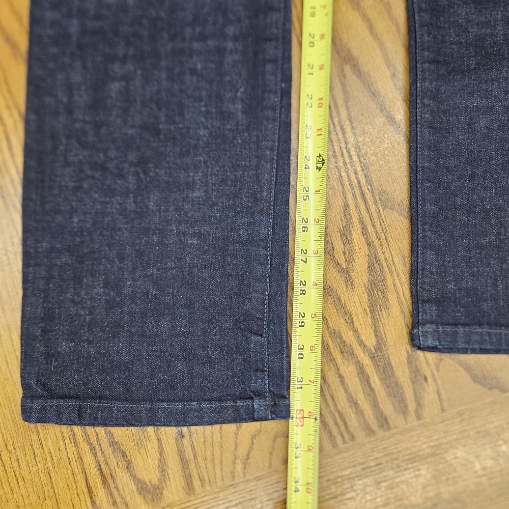 Joseph Abboud Jeans Mens 36x32 Blue Slim Fit Dark Wash Straight Stretch Denim - Picture 10 of 12